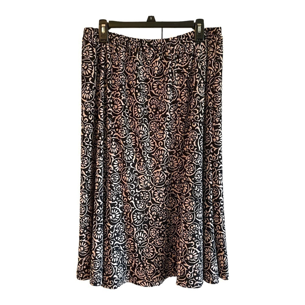 WOMENS, PLUS SIZE FIT & FLARE SKIRT. STRETCHY & COMFORTABLE. SIZE 14W